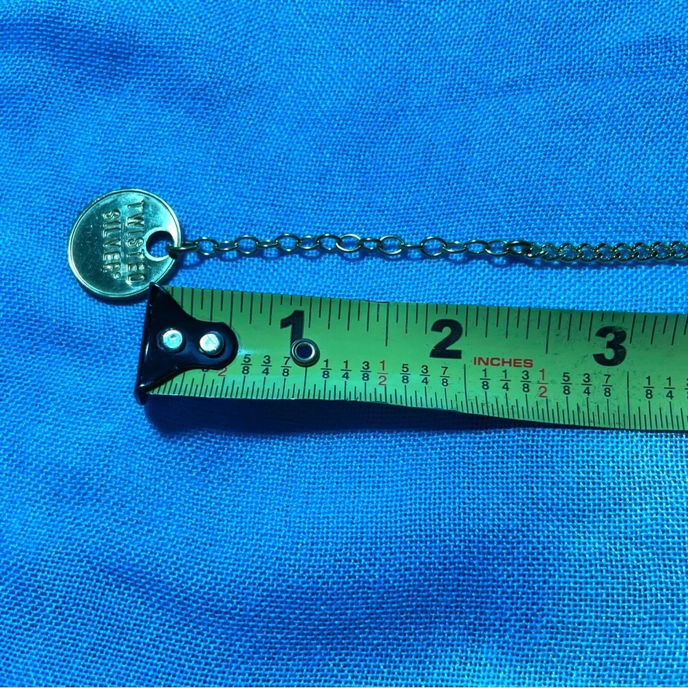 Twisted Silver Necklace and Bracelet Set